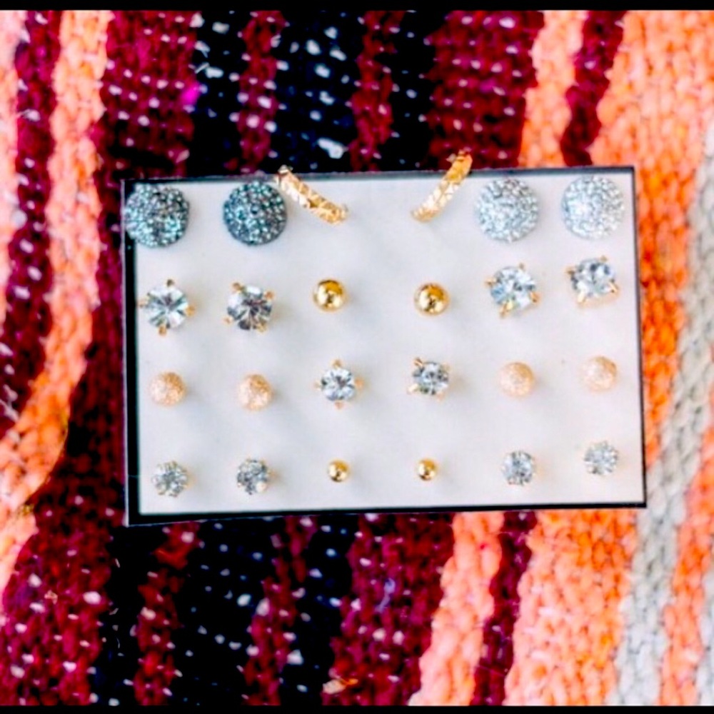 Set of 12 Earrings